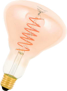 Bailey - Spiraled Gold LED-lamp R125 E27 6W Goud