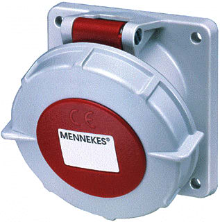 Mennekes - CEE-contactdoos, aanbouw 3254