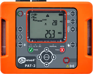 Sonel - Draagbare apparaattester/PAT-tester pat-2 drgbr apparatntester