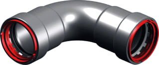 VSH - PowerPress C9408 Fitting met 2 aansluitingen Pwp Bocht 90 1.1/4