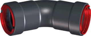 VSH - PowerPress C9413 Fitting met 2 aansluitingen Pwp Bocht 45 1.1/2