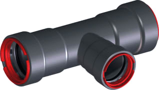 VSH - PowerPress C9415 Fitting met 3 aansluitingen Pwp T-St 2X1X2