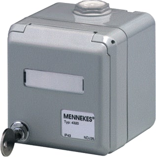 Mennekes - Cepex Datacontactdoos twisted pair 4370