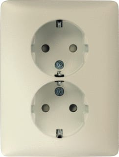 Niko - Wandcontactdoos (WCD schakelmat.) Dub Wcd Ra Mat Beige