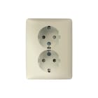 Niko - Wandcontactdoos (WCD schakelmat.) Dub Wcd Ra Mat Beige