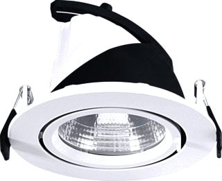 Performance in lighting - EB43 Downlight/spot/schijnwerper Eb433 Led 3000K Flood Wit