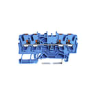 Wago - TOPJOB S 2202 Verbindingsrijgklem 4Dr Klm Kn 2,5Mm2 Bl Test