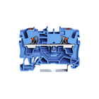 Wago - TOPJOB S 2204 Verbindingsrijgklem 2Dr Klm Kn 4Mm2 Test Bl