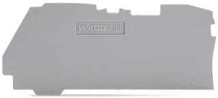 Wago - TOPJOB S 2106 Eindplaat rijgklem Afslpl/Tuspl 1Mm Gr