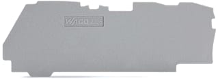 Wago - TOPJOB S 2106 Eindplaat rijgklem Afslpl/Tuspl 1Mm 3Dr Gr