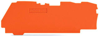 Wago - TOPJOB S 2106 Eindplaat rijgklem Afslpl/Tuspl 1Mm 3Dr Or