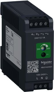 Schneider Electric - Modicon ABLS Optimized Gelijkstroomvoedingseenheid Power Sup 24V 2.1A 1Ph Opt