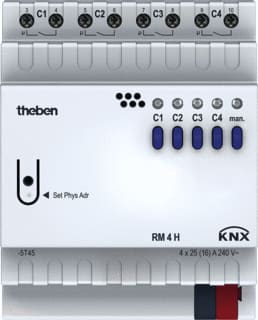 Theben - RM Schakelactor bussysteem Knx Schakact 4Kan 25A