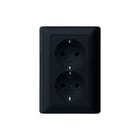 Gira - Systeem 55 Wandcontactdoos (WCD schakelmat.) Wcd Ra 2V Sh Afd Zmt S55