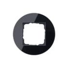 Gira - Studio Afdekraam schakelmateriaal Afdkrm 1V Glas Zwr