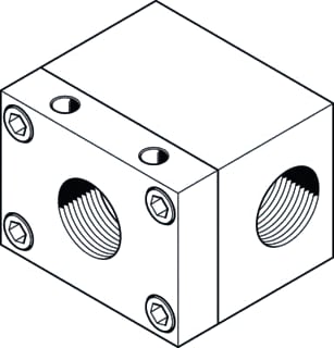 Festo - Ontluchtingsafsluiter hand se-3/4
