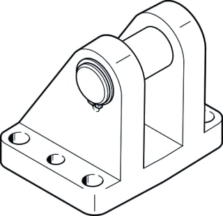 Festo - Accessories for pneumatic cylinder lbg-125