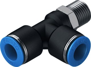 Festo - Fitting met 3 aansluitingen qstl-1/4-10-50