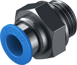 Festo - Fitting met 2 aansluitingen Qs-G1/4-8-50