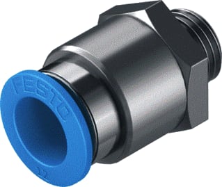 Festo - Fitting met 2 aansluitingen Qs-G1/4-12-20