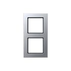 Jung - Afdekraam schakelmateriaal Afdkrm 2V Sv A550 Aluminm