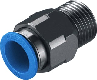 Festo - Fitting met 2 aansluitingen Qs-1/2-16