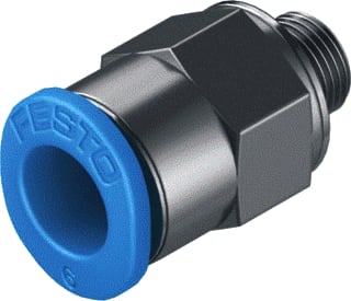 Festo - Fitting met 2 aansluitingen Qsm-M5-6
