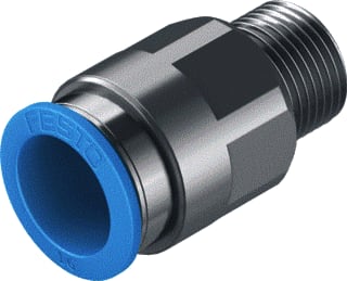 Festo - Fitting met 2 aansluitingen Qs-3/8-16
