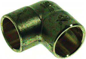 VSH - Soldeer C1010 Fitting met 2 aansluitingen Knie 15Mm Capillair