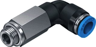 Festo - Fitting met 2 aansluitingen qsll-g3/8-12