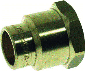 VSH - Soldeer C1006 Fitting met 2 aansluitingen Schrfbus Lang Bin 1"X28