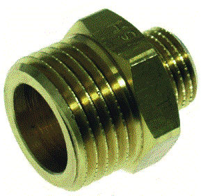 VSH - Draad D1104 Fitting met 2 aansluitingen Verloopnippel 3/4"X1/2"