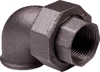 Nefit Industrial - Zwart 96 Fitting met 2 aansluitingen Neft Kniekopp 3/4 Zw