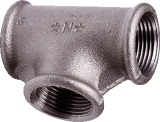 Nefit Industrial - Fitting met 3 aansluitingen Neft T-Stuk 1/2 Zw 130