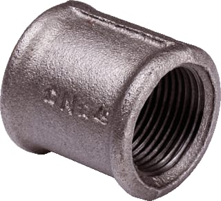 Nefit Industrial - Zwart 270 Fitting met 2 aansluitingen Neft Sok 3/4 Zw