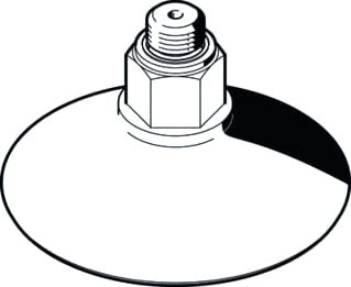 Festo - Vacuum suction cup ess-80-gt-m10