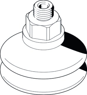 Festo - Vacuum suction cup ess-50-bt-m10