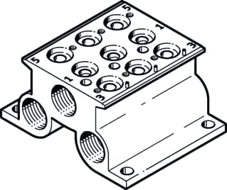 Festo - Bevestiging vastpunt Cpe14-Prs-3/8-3