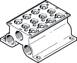 Festo - Bevestiging vastpunt cpe14-prs-3/8-4