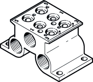 Festo - Bevestiging vastpunt cpe18-prs-3/8-2