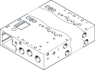 Festo - Bevestiging vastpunt vabml114wg149gr