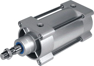 Festo - Pneumatic cylinder dsbg-125-25-ppsa-n3
