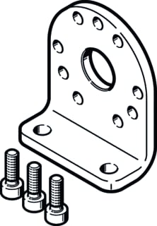 Festo - Accessories for pneumatic cylinder Damh-Q12-12