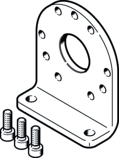 Festo - Accessories for pneumatic cylinder Damh-Q12-25