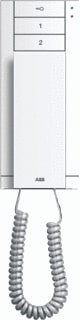 ABB Busch-Jaeger - ABB-Welcome Binnentelefoon deurcommunicatie aud hndset binpost 3knp wit