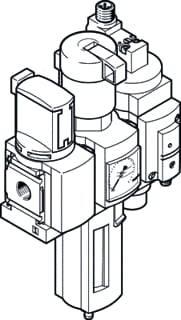 Festo - Reduceerventiel msb41/4:c3:j120