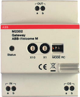 ABB Busch-Jaeger - ABB-Welcome Aanvull. app. deur-/video-intercom Gateway 2Tma210160H0003