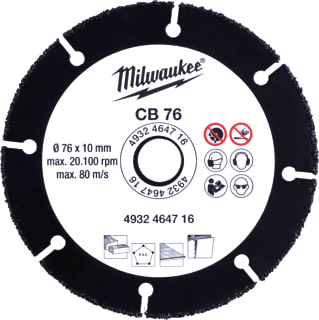Milwaukee - Slijpschijf Cb76