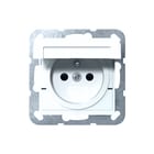 Gira - Systeem 55 Wandcontactdoos (WCD schakelmat.) Wcd Aardpen Kd Sh S55 Zmg
