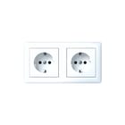 Gira - Standaard 55 Wandcontactdoos (WCD schakelmat.) Wcd Ra 2V Sh St55 Zwm